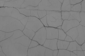 Cracked old gray wall. Background image