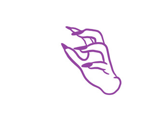 Purple Witch Hand