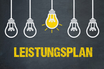 Leistungsplan