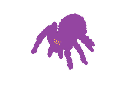 Cute Purple Spider