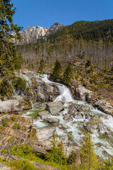 Stream in High Tatras mountains