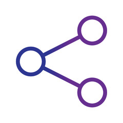 gradient share icon