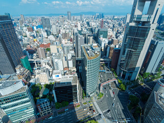 大阪駅前第3ビル 33階東側からの眺望