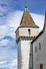 Fototapeta premium castle of Nyon, canton of Vaud in Switzerland