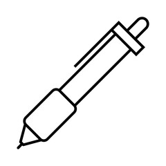 pen or paint roll brush icon illustration
