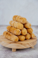 Typical Latin American appetizer called tequeños