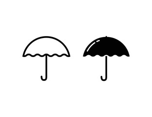 Fototapeta premium Umbrella design illustration collection