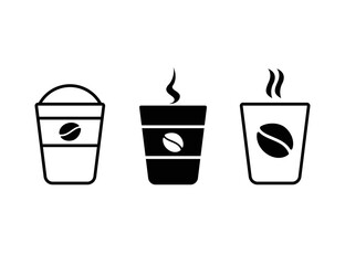 Coffee cup design illustration collection