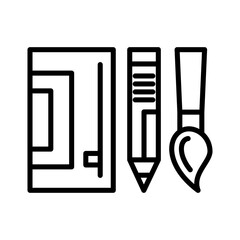 Pencil Case icon design