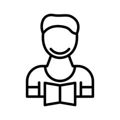 Obraz premium Student icon design