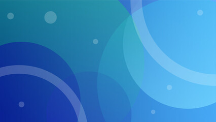 abstract simple modern blue and green round wallpaper background vector illustration