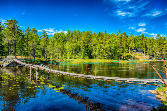 Wanderparadies Haldenkanalen - Honningen bei Schweden