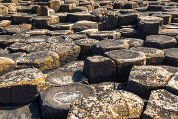 Beautiful Exposure of Giant's Causeway UNESCO World Heritage Site, is an area of about 40,000...