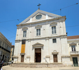 Jesuit Church of Sao Roque in Lisbon, Portugal