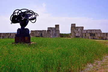 theater of silence, an open-air concert venue built by exploiting the natural conformation of a...