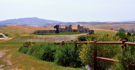 theater of silence, an open-air concert venue built by exploiting the natural conformation of a...