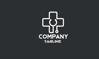 minimal health care logo template