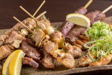 串焼きの盛り合わせ