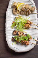 豚肉の串焼きセット