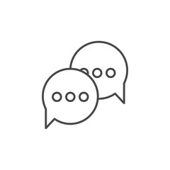 Chat icon, message icon,Email icon vector symbol vector illustration. Chatting or messaging bubbles with dots flat icon apps and websites