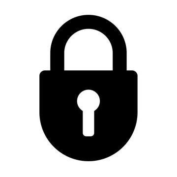 pad lock icon vector illustration for apps and websites