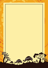 Border Design With Australian Aboriginal Artwork