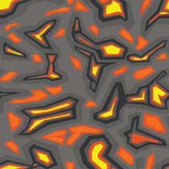 Seamless pattern camouflage modern. Abstract camo geometric. Endless texture. Print on fabric and clothes. Vector illustration