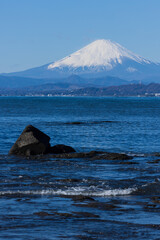 江ノ島から富士山