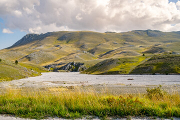 Panorama in the National Park Gran Sasso in Abruzzo