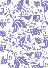 seamless floral pattern  vector illustration