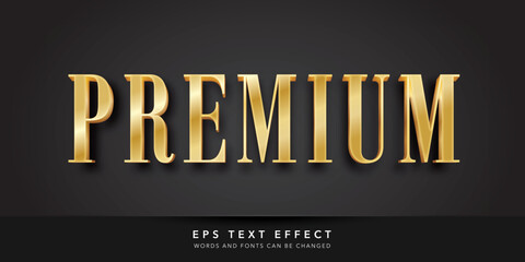 premium 3d editable text effect