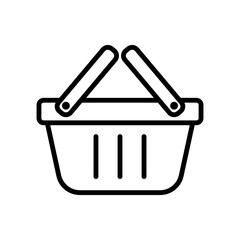 shopping bag icon vector design template simple and clean