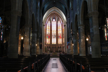 Fototapeta na wymiar sainte-ségolène church in metz (france)
