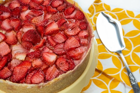 Homemade Strawberry Pie By A Silver Spatula