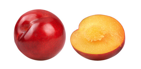 Plum isolated on transparent png