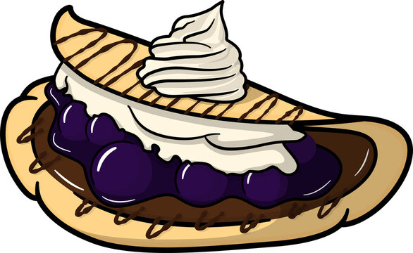 recommend clip art: Black Forest Crepes with Nutella