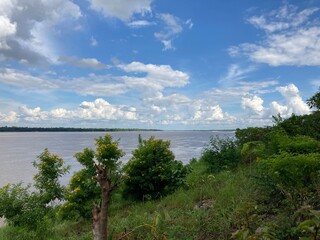 lake and clouds