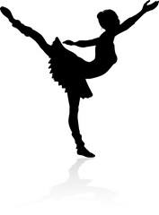 Ballet Dancer Silhouette © Christos Georghiou