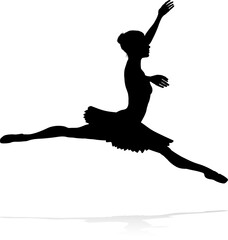 Ballet Dancer Dancing Silhouette © Christos Georghiou