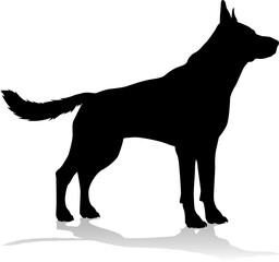 Dog Silhouette Pet Animal