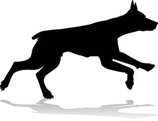 Dog Silhouette Pet Animal