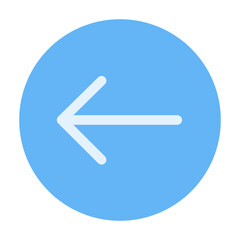 circle left arrow