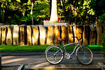bicycle in park