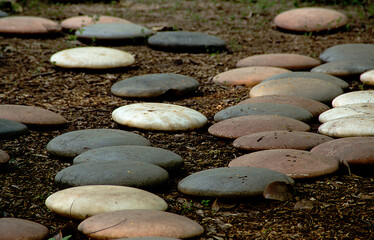 pebbles path