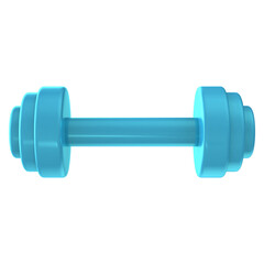 dumbbell isolated on white