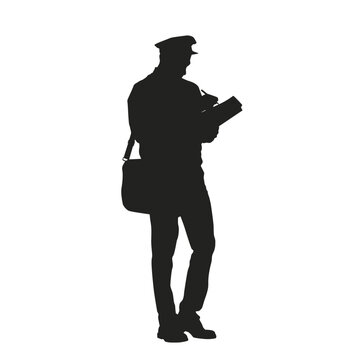 recommend clip art: Postman Silhouette