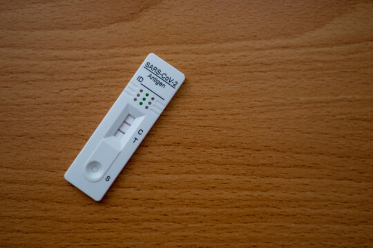 Test results, ATK infected with COVID-19