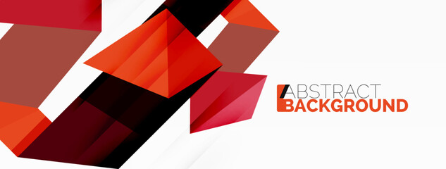 Abstract line and triangle background. Creative geometric abstract backdrop. Business template for wallpaper, banner, background or landing