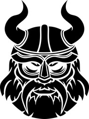 Viking Face Icon