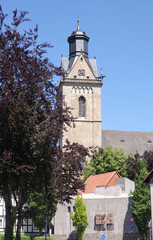 Fachwerkhäuser und Kilianskirche in Korbach